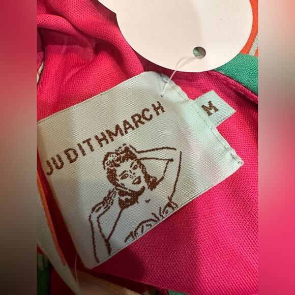 Judith March Rainbow Safari Falls Sleeveless Dress - M - Picture 9 of 12